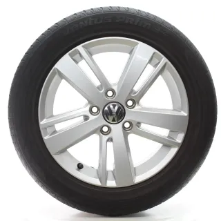 VW Golf VI 5K1 Sommerräder 5-Doppelspeichen Hankook 205/55R16 5K0601025AM - Bild 1