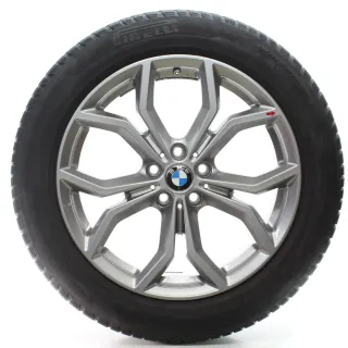BMW X3 F97 X4 F98 Winterräder Y-Speiche 694 Pirelli 245/50R19 105V 6877328 - Bild 3