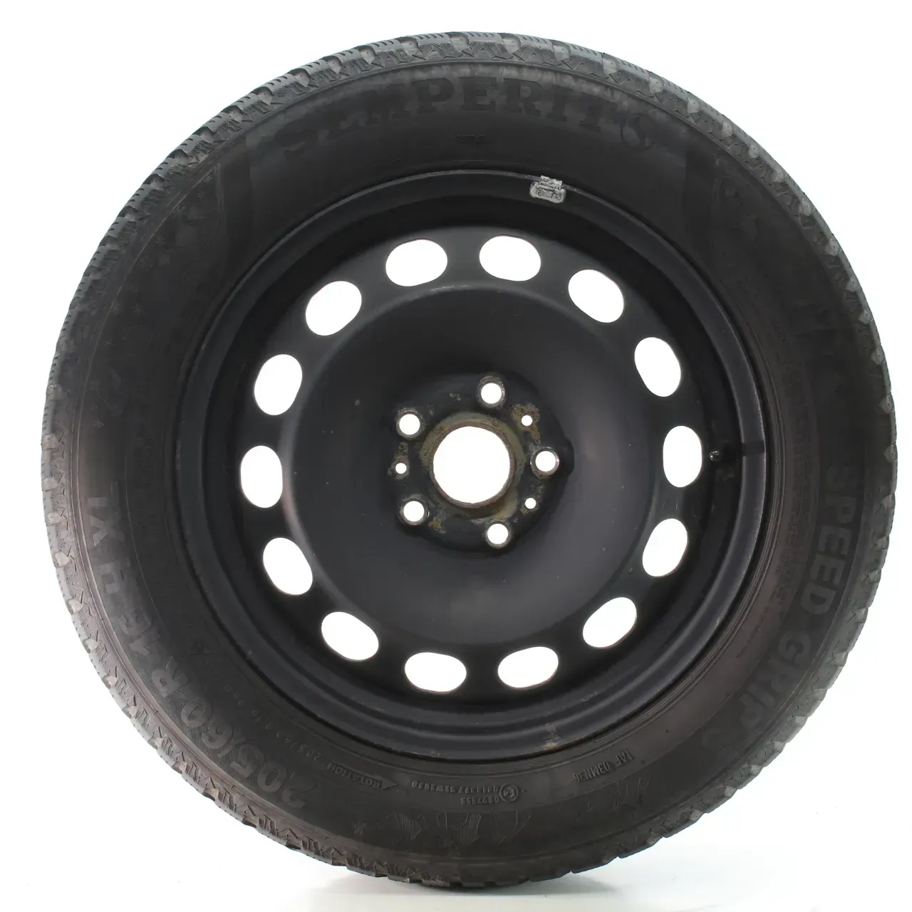 VW T-Roc Audi Q2 Winterräder Stahl Semperit 205/60R16 96H DOT24 5Q0601027CK - Bild 1