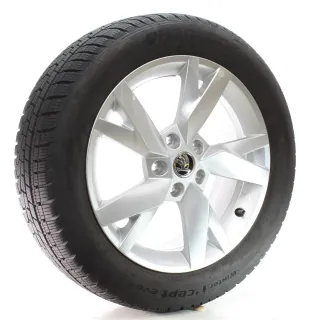 Skoda Octavia IV NX Winterräder Lyra Hankook 205/55R17 95V DOT25 5E3601025AC - Bild 6