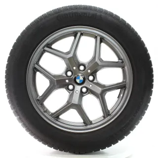BMW 5er G60 G61 Winterräder Y-Speiche 932 Continental 225/55R18 102H 5A324D5 - Bild 1