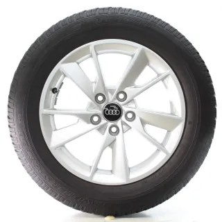 Audi A4 8W Winterräder 5-Arm-Facetten Dunlop 205/60R16 92H 8W0601025B - Bild 1