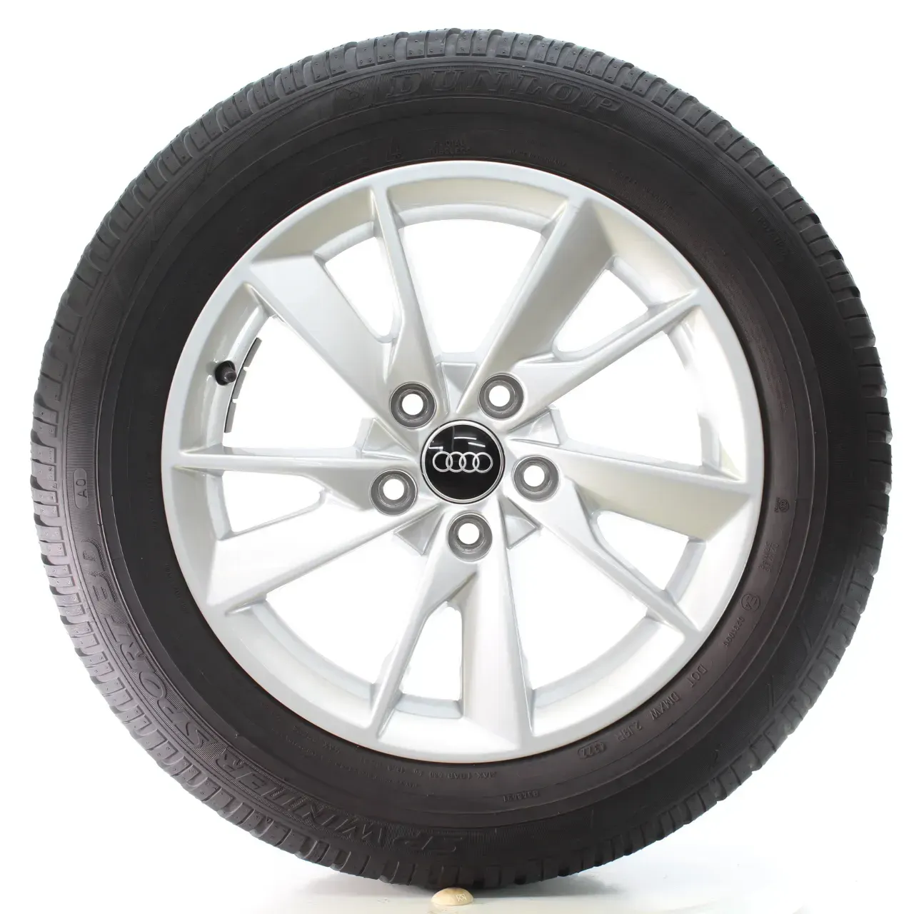 Audi A4 8W Winterräder 5-Arm-Facetten Dunlop 205/60R16 92H 8W0601025B - Bild 1