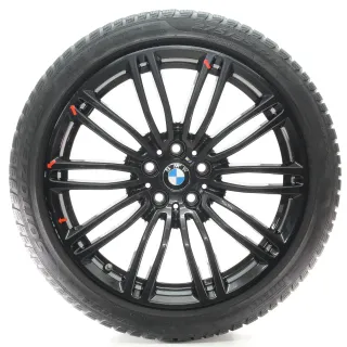 BMW 5er G30 G31 Winterräder M 664 Jet Black Uni 245/40-275/35R19 DOT21 7856925-6 - Bild 1