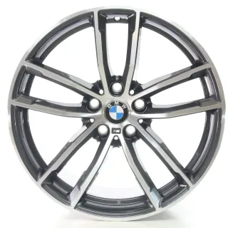 BMW 5er G30 G31 Alufelge M Doppelspeiche 662 Orbitgrey 8Jx18 ET30 NEU 8747407 - Bild 1