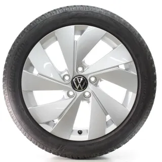VW Golf VIII CD1 CG5 Winterräder Belmont Bridgestone 205/50R17 DOT23 5H0601025B - Bild 3