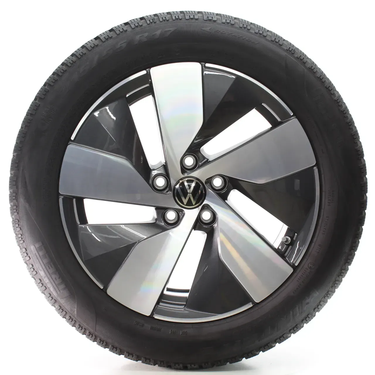 VW Passat B9 Variant CJ5 Winterräder Bologna Pirelli 215/55R17 DOT25 3J0601025K - Bild 1
