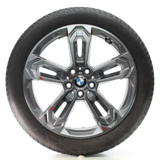 BMW X1 U11 X2 U10 Winterräder Doppelspeiche 1041 Hankook 195/55R19 DOT24 5A661A8 - Bild 2