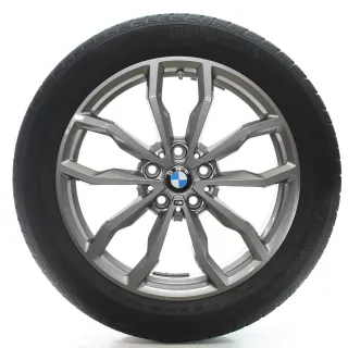 BMW X1 F48 X2 F39 Winterräder Y-Speiche 711 M Continental 205/55R18 96H 6877550 - Bild 2