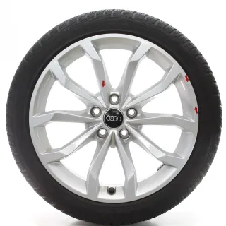 Audi A4 S4 8W Winterräder 5 V-Speichen Design Goodyear 245/40R18 97V 8W0601025 - Bild 2