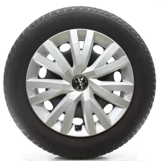 Golf 7 VII 5G Audi A3 8V Winterräder Stahl Conti 205/55R16 DOT24 5Q0601027BS - Bild 3