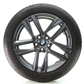 BMW 4er GC i4 G26 Winterräder Doppelspeiche 853 Goodyear 245/45R18 DOT23 6896768 - Bild 3