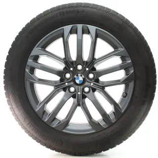 BMW X1 iX1 U11 X2 iX2 U10 Winterräder Doppelspeiche 879 205/60R18 DOT25 6898046 - Bild 3