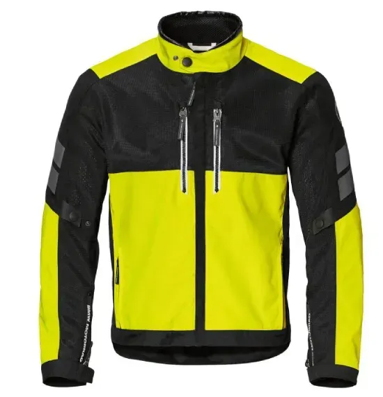 BMW Motorrad Jacke Bavella Herren Gr.58 / XXL Neon Gelb 76127913671 NEU - Bild 1