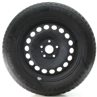 VW Caddy V SB Winterräder Stahl Semperit 205/60R16 96H XL DOT25 5R3601027/B - Bild 1
