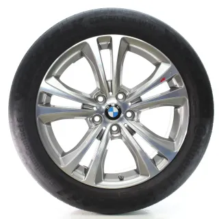 BMW X1 F48 X2 F39 Sommerräder Doppelspeiche 568 Conti 225/50R18 DOT22 6856069 - Bild 3