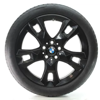 BMW 1er F70 Winterräder M Sternspeiche 968 Goodyear 195/50R18 93H DOT25 5A45271 - Bild 1