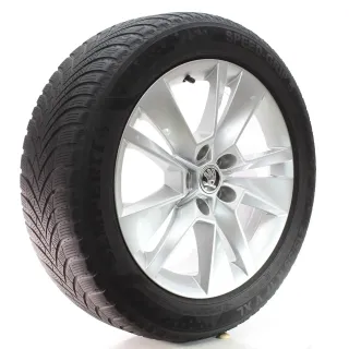 Skoda Karoq ND7 Winterräder Triton Semperit Bridgestone 215/55R17 57A601025C - Bild 6