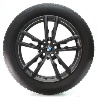 BMW X3 G01 X4 G02 Winterräder Doppelspeiche 698 M Conti 245/50R19 DOT25 8093921 - Bild 1