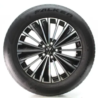 VW Tiguan CT1 Winterräder Napoli Schwarz Glanz Falken 235/55R18 DOT24 571601025K - Bild 1