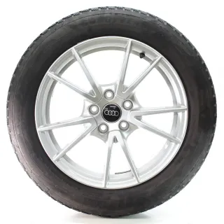 Audi A5 FU B10 Winterräder 5-Doppelspeichen Goodyear 215/55R17 DOT24 8B360102 - Bild 1
