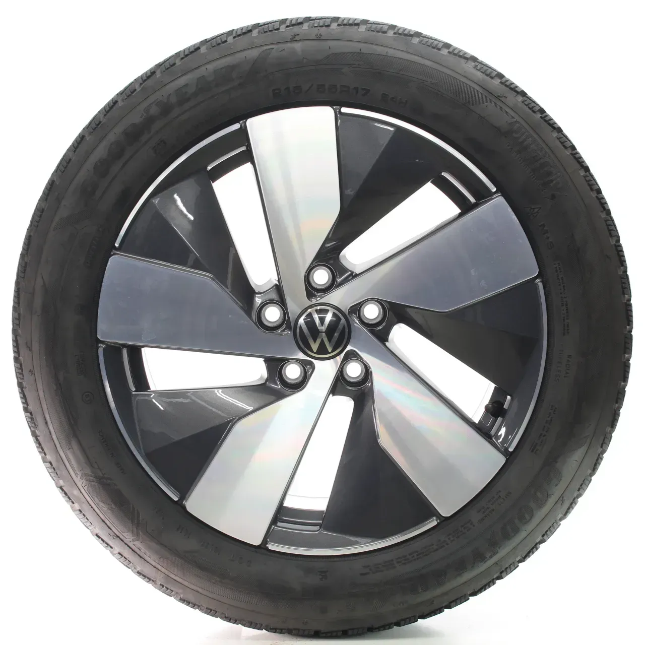 VW Passat B9 Variant CJ5 Winterräder Bologna Goodyear 215/55R17 DOT24 3J0601025K - Bild 1