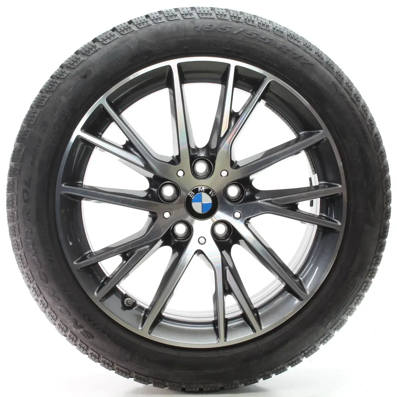 BMW 1er F40 2er F44 Winterräder Y-Speiche 489 Pirelli 195/55R17 92H 7849122 - Bild 1