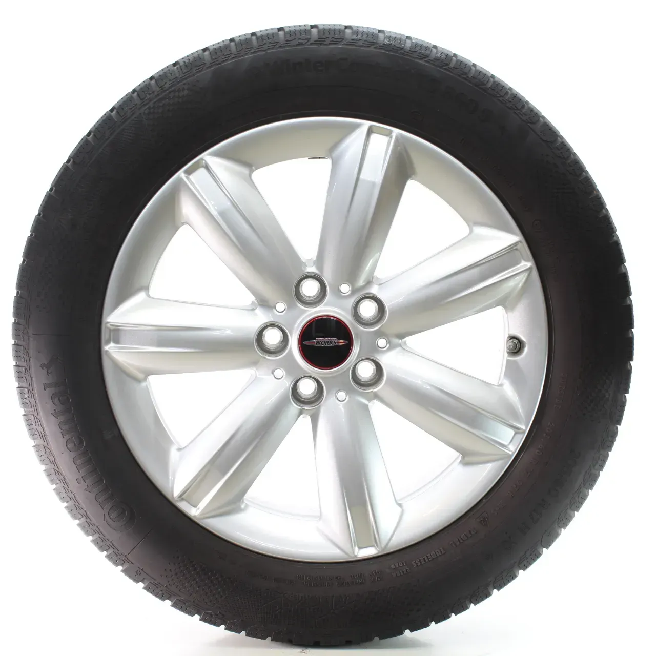 MINI Countryman F60 Winterräder JCW Star Spoke 539 Conti 205/60R17 DOT23 6856041 - Bild 1