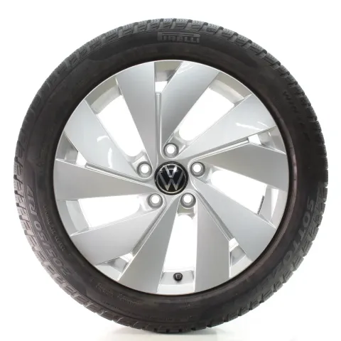 Background image for VW Golf 8 VIII CD1 CG5 Winterräder Belmont Pirelli 205/50R17 DOT25 5H0601025B