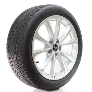 Audi A5 FU2 B10 Winterräder 5-Doppelspeichen Goodyear 235/45R18 DOT25 8B3601025D - Bild 6