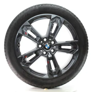 BMW X1 U11 X2 U10 Winterräder Doppelspeiche 1041 Hankook 195/55R19 DOT24 5A661A8 - Bild 4