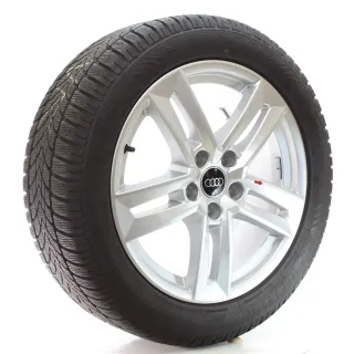 Audi A4 S4 8W Winterräder 5-Parallelspeichen Dunlop 225/50R17 DOT24 8W0601025P - Bild 6