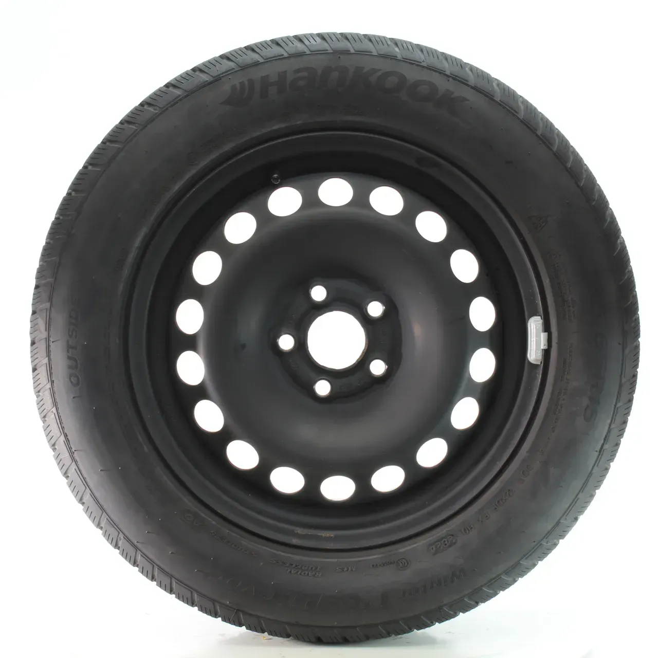 VW Polo 2G Audi A1 GB Winterräder Stahl Hankook 185/65R15 92H DOT24 2Q0601027AG - Bild 1
