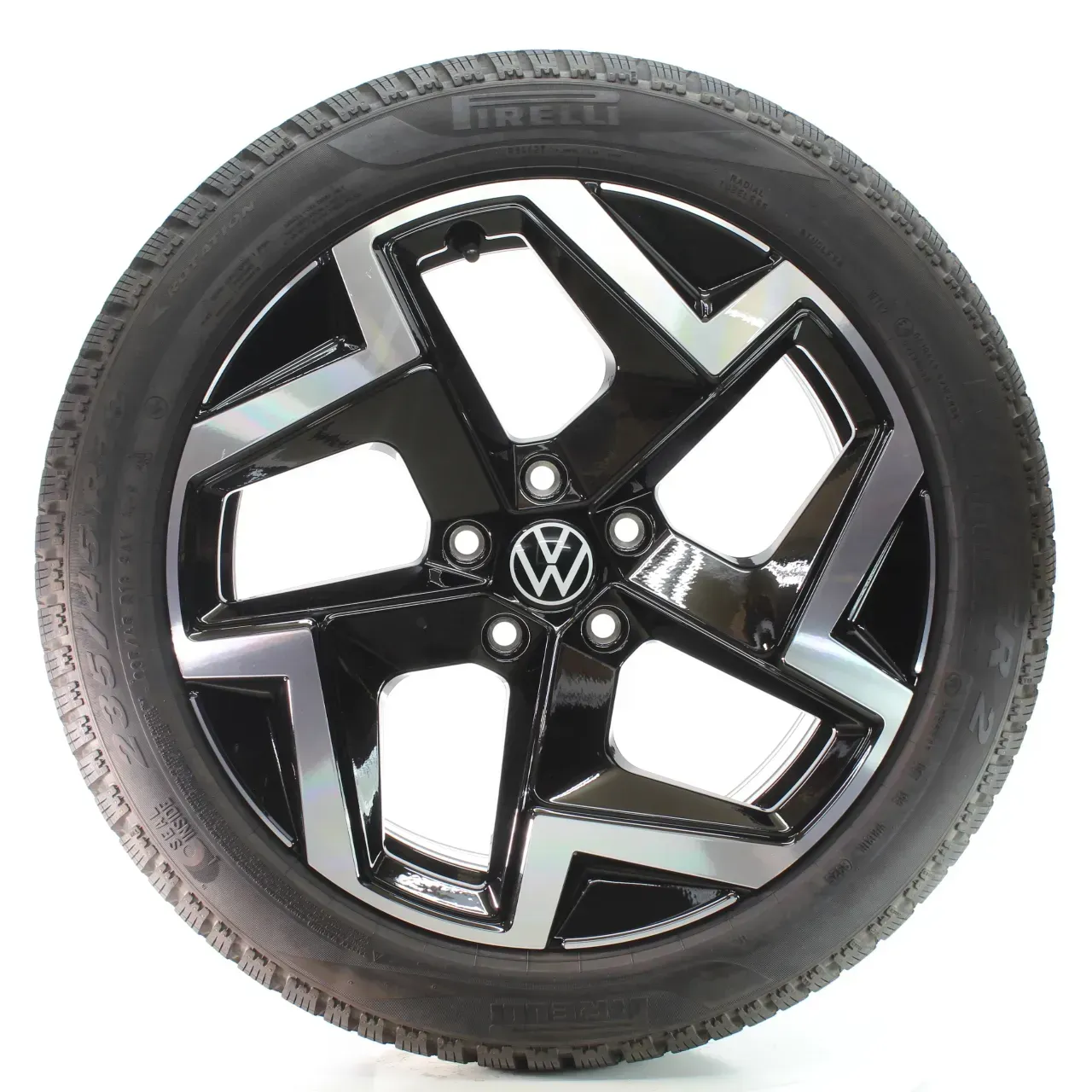 VW Passat B9 Variant CJ5 Winterräder Coventry Pirelli 235/45R18 DOT25 3J0601025M - Bild 1