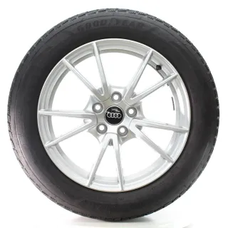 Audi A5 FU B10 Winterräder 5-Doppelspeichen Goodyear 215/55R17 DOT24 8B3601025A - Bild 1