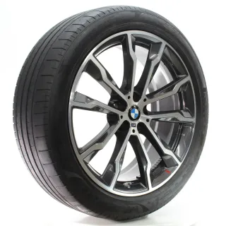 BMW X3 G01 X4 G02 Sommerräder M Doppelspeiche 699 245/45-275/40R20 8010268-9 - Bild 6