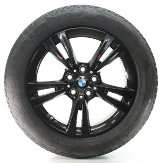 BMW X1 F48 X2 F39 Winterräder Doppelspeiche 385 Goodyear 225/55R17 DOT24 6866673 - Bild 3