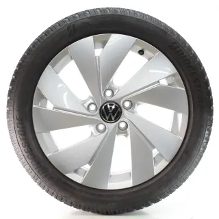 VW Golf 8 VIII CD1 Winterräder Belmont Bridgestone 205/50R17 DOT25 5H0601025B - Bild 3