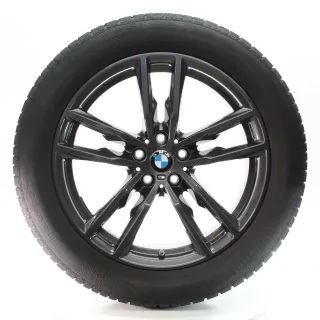 BMW X3 G01 X4 G02 Winterräder Doppelspeiche 698 M Conti 245/50R19 DOT25 8093921 - Bild 3