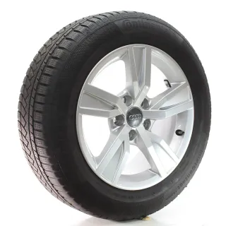 Audi A4 8W Winterräder 5-Arm-Design Continental 205/60R16 92H DOT23 8W0601025A - Bild 6