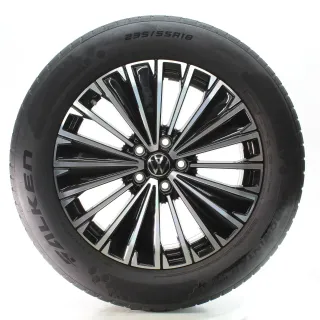 VW Tiguan CT1 Winterräder Napoli Schwarz Glanz Falken 235/55R18 DOT24 571601025K - Bild 3