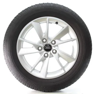 Audi A4 8W Winterräder 5-Arm-Facetten Dunlop 205/60R16 92H 8W0601025B - Bild 4