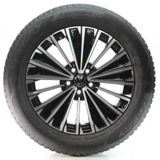 VW Tiguan CT1 Winterräder Napoli Schwarz Sentury 235/55R18 104H DOT24 571601025K - Bild 3