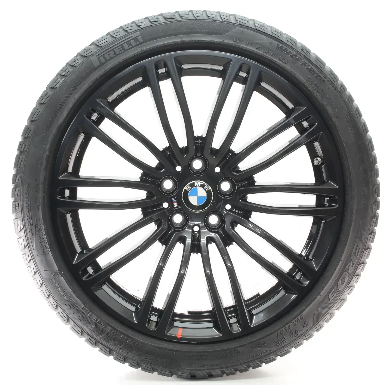BMW 5er G30 G31 Winterräder M 664 Jet Black Uni 245/40-275/35R19 DOT21 7856925-6 - Bild 1