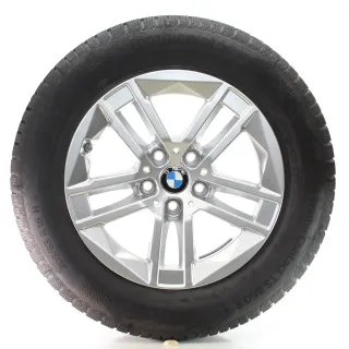 BMW 2er AT U06 Winterräder Doppelspeiche 186 Continental 205/65R16 DOT25 6888838 - Bild 1