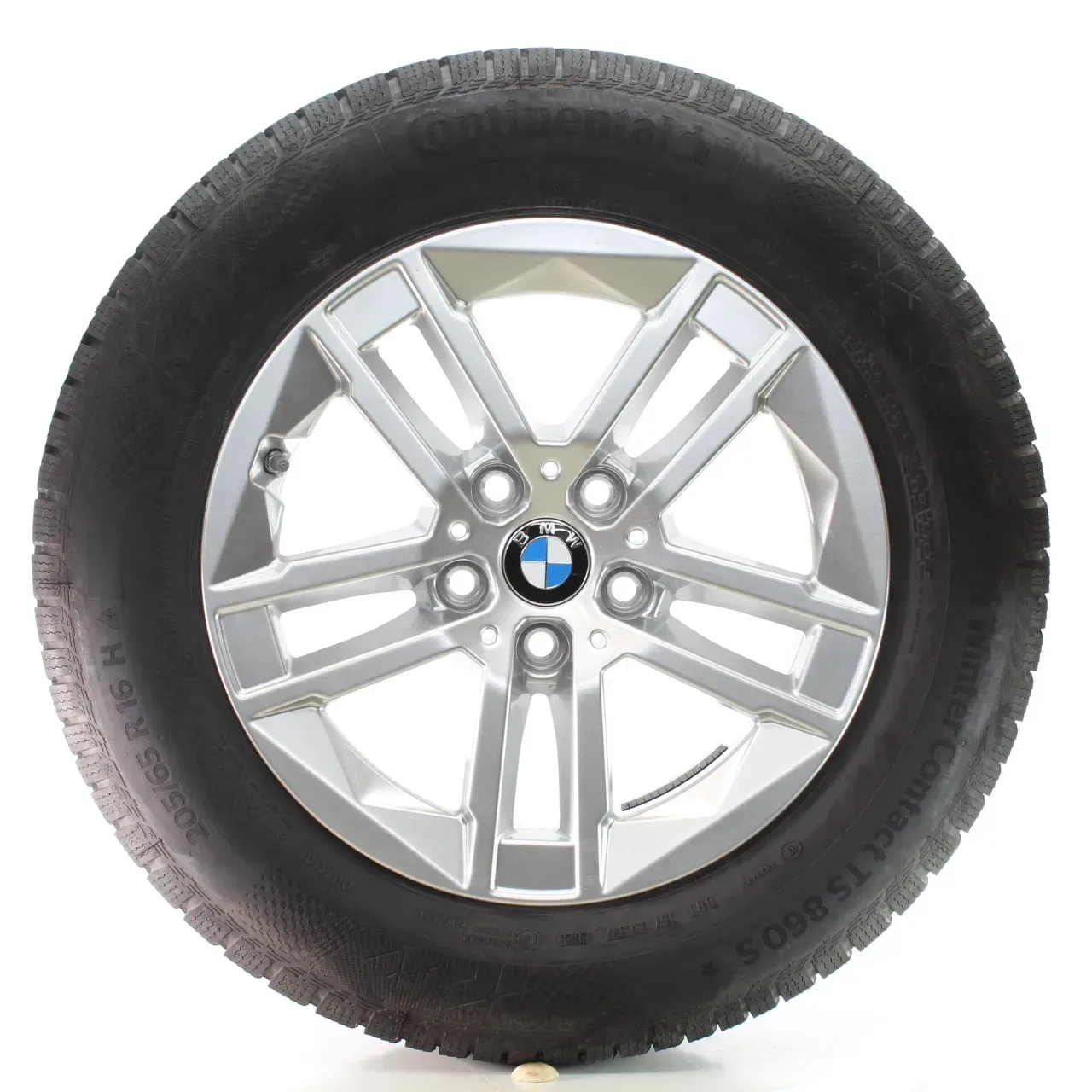 BMW 2er AT U06 Winterräder Doppelspeiche 186 Continental 205/65R16 DOT25 6888838 - Bild 1
