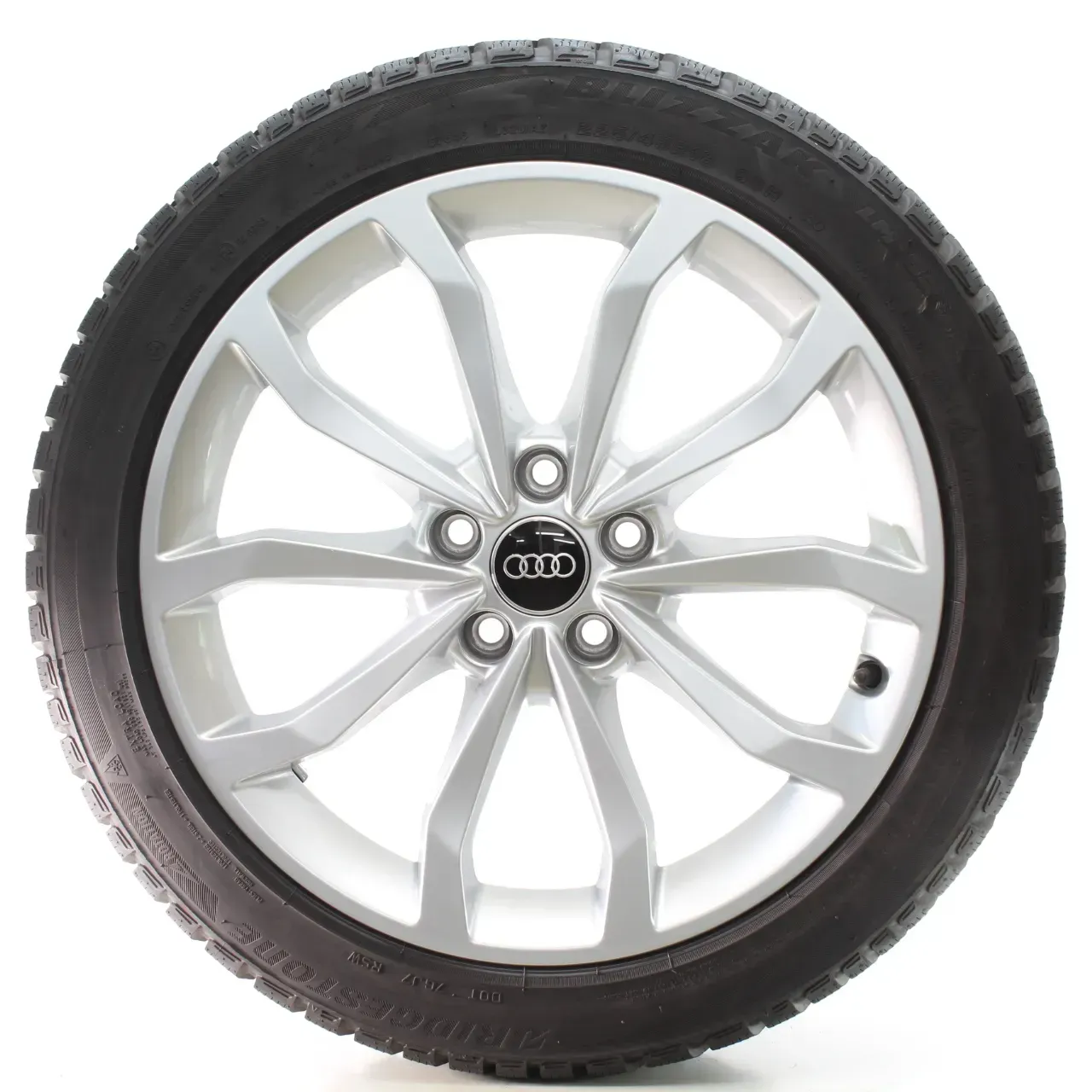 Audi A4 S4 8W Winterräder 10-Speichen V-Design 225/45R18 95H DOT23 8W0601025ED - Bild 1
