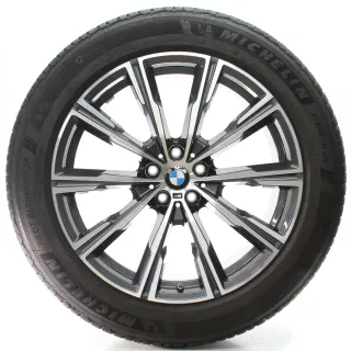 BMW X5 G05 X6 G06 Winterräder Sternspeiche 740 M 275/45R20 110V DOT23 8071996 - Bild 3