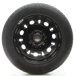 Golf 7 VII 5G Audi A3 8V Winterräder Stahl Conti 205/55R16 DOT24 5Q0601027BS - Bild 5