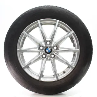 BMW 4er i4 G26 Winterräder V-Speiche 851 Refined Silver 225/55R17 101H 6896762 - Bild 2